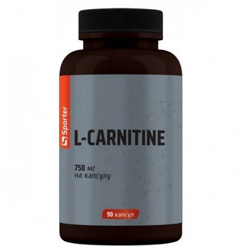Жироспалювач Sporter L-Carnitine 750мг 90 капсул