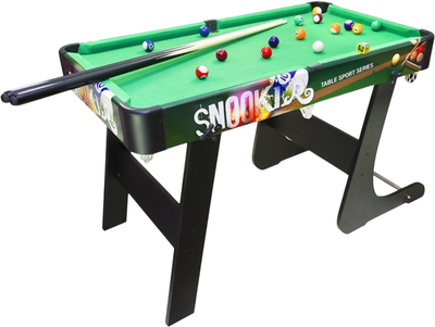 Stół bilardowy Lean Toys drewniany składany 92 x 60 x 50 cm (5905884458853)