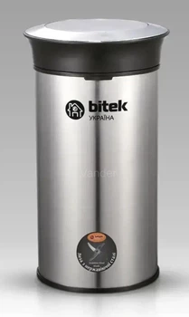 Кавомолка електрична BITEK BT-7125 500 Вт, 200мл Сріблястий