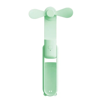 Вентилятор PF05G портативный аккумуляторный раскладной green
