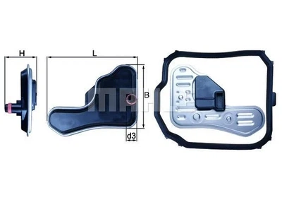 Фильтр масляный АКПП PSA -15 с прокладкой (пр-во KNECHT-MAHLE) HX148D MAHLE (HX148D)