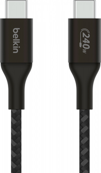 Kabel Belkin BoostCharge 240W USB Type-C - USB Type-C 1 m Black (CAB015BT1MBK)
