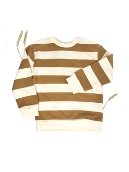 Кофта світшот H&M 116 см коричневий артикул Л1117