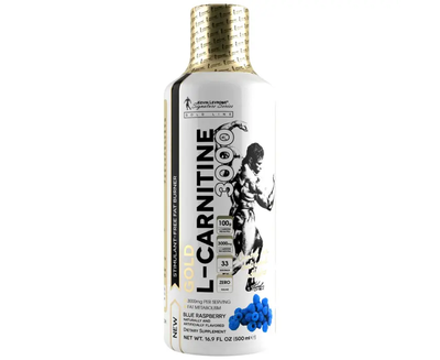 Рідкий L-Карнітин Kevin Levrone Gold L-Carnitine 3000 мг - 500 мл Малина (5903719231176)