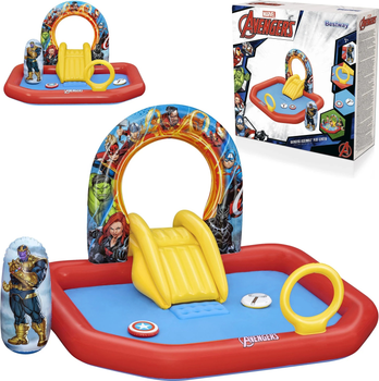 Nadmuchiwany wodny plac zabaw Bestway Avengers 98800 211 × 198 × 125 cm (6941607353370)