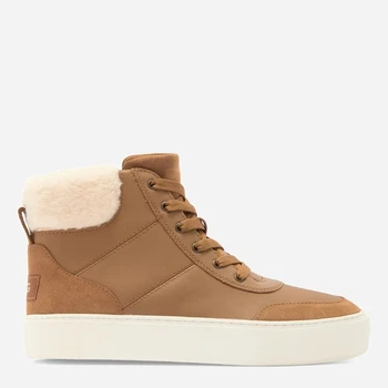 Женские демисезонные ботинки низкие UGG Zilo High 1166755 39 (8US) 25 см Коричневые (1976634418100)