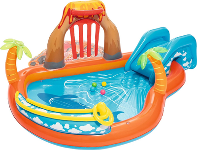 Nadmuchiwany wodny plac zabaw Bestway Lava Lagoon 53069 265 x 265 x 104 cm (6942138926125)