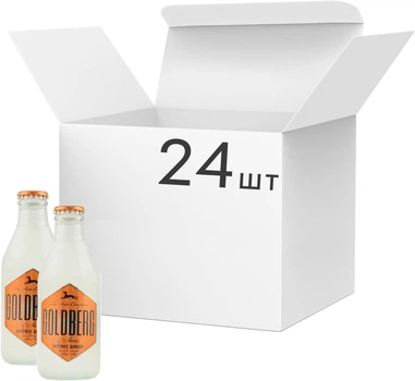 Упаковка тоніка Goldberg Intense Ginger 200 мл х 24 шт (4025127095209)