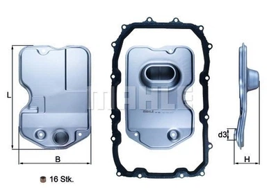 Фильтр масляный АКПП AUDI Q7 06-15, VW TOUAREG 02-10 с прокладкой (пр-во KNECHT-MAHLE) HX160KIT MAHLE (HX160KIT)