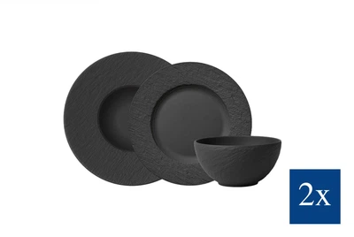 Villeroy & Boch Manufacture Rock Starter-Set 6 предметов черный 1042398950