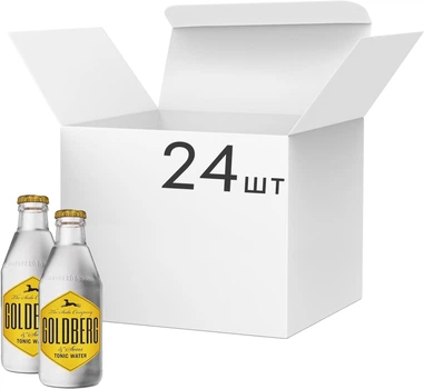Упаковка тоніка Goldberg Tonic Water 200 мл х 24 шт (4025127095087)