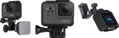 Держатель для экшн-камеры на шлем GoPro Helmet Front + Side Mount (AHFSM-001)