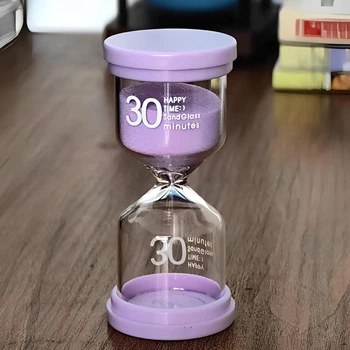 Пісочний годинник (таймер) фіолетовий 30 хв.