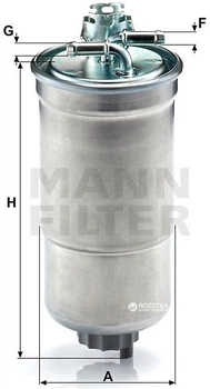 Фільтр паливний MANN WK 853/3x - WK 853/3