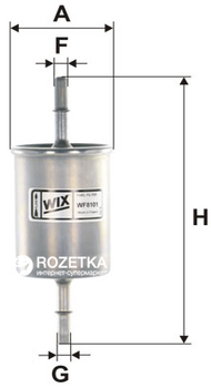 Фильтр топливный WIX Filters WF8101 - FN PP905 (WF8101)
