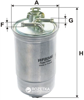 Фильтр топливный WIX Filters WF8046 - FN PP839/1 (WF8046)