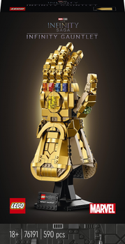 Конструктор LEGO Super Heroes Marvel Рукавичка нескінченності 590 деталей (76191) (955555911541751) - Уцінка
