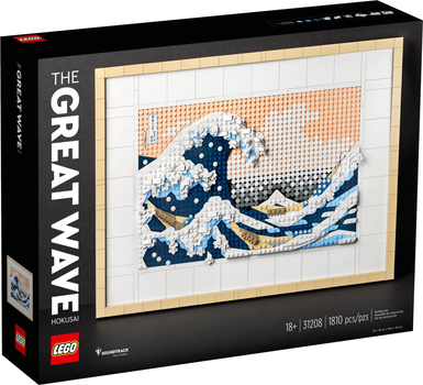 Конструктор LEGO Art Хокусай Велика хвиля 1810 деталей (31208) (955555911091575) - Уцінка