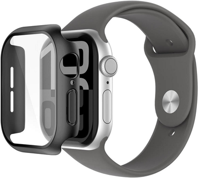 Захисне скло Belkin ScreenForce TemperedCurve 2-in-1 для Apple Watch 10 42 мм Black (OWA002HQBK)