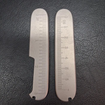 Титановые накладки для ножей victorinox 91мм.