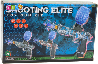 Pistolet elektryczny LEAN Toys na kulki wodne Grafitti Niebieski 24268 (5905991054146)