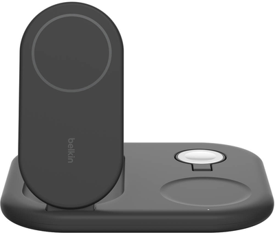 Ładowarka bezprzewodowa Belkin BoostCharge Magnetic 3w1 Qi2 15W Black (WIZ029VFBK)