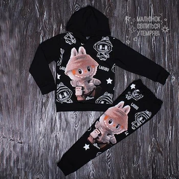 Костюм для дітей з Labubu, світиться в темряві Розмір 134 см