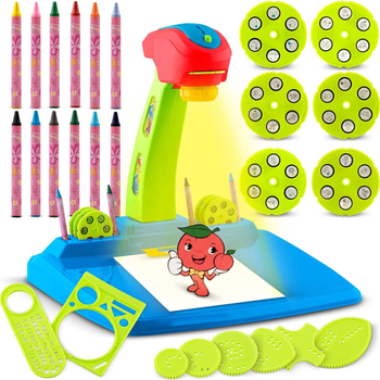 Projektor do nauki rysowania Ricokids 772000 Niebieski (5903890613013)