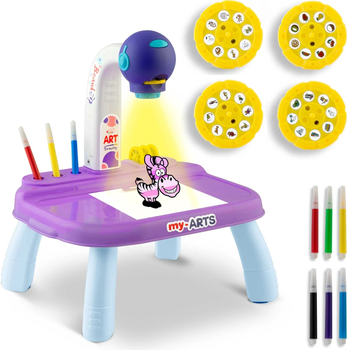 Projektor do nauki rysowania Ricokids 73700 Fioletowy (5903890613228)