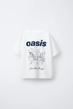 Подростковая футболка для мальчика Zara 0722/602 140 см Белый
