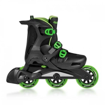 Детские ролики Powerslide Wave Boys размер 39-42 черные/зеленые (9406052)