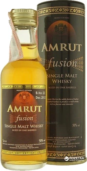 Виски Amrut Fusion в подарочной упаковке 0.05 л 50% (2118090180903)