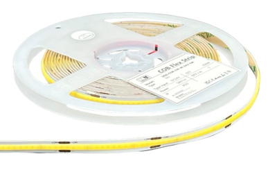Світлодіодна стрічка MW Lighting Тип COB 5 Вт 320 кристалів/м² CRI >90 24 6500K IP20 5 м білий (UQS-COB-5W-W-24V-5m)