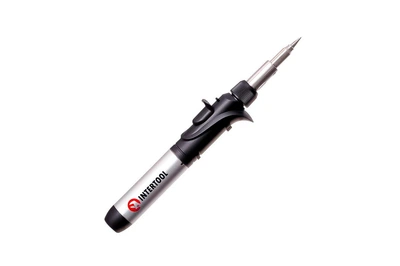 Газовый паяльник Intertool 1300°C с пьезоподжигом для пайки и ремонта пластиковый паяльник (IT-DR_11N)