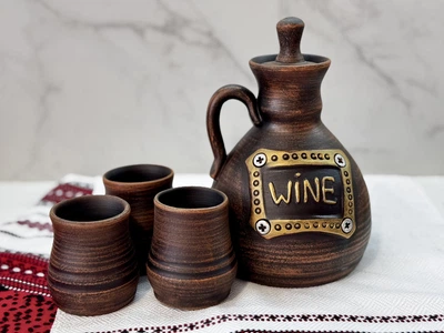 Набір для вина "Wine" штоф 700 мл, келихи 100 мл