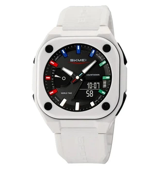Спортивные часы Skmei 2328, белые, мужские