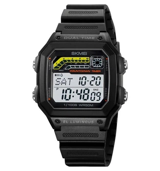 Спортивные часы Skmei 2307 черные мужские