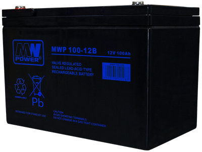 Akumulator MW Power VRLA AGM MWP 100-12B 12V 100Ah (5902135121283)