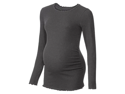 Футболка-лонгслив для беременных для женщины Esmara LYCRA® 426918 S графитовый