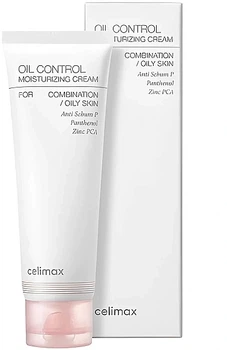 Зволожуючий себорегулюючий крем - Celimax Oil Control Moisturizing Cream 80ml.