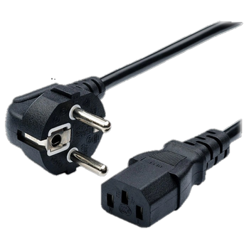 Кабель питания Kingda C13–CEE 7/7 Black 3 м сечение 3×1.5 мм²