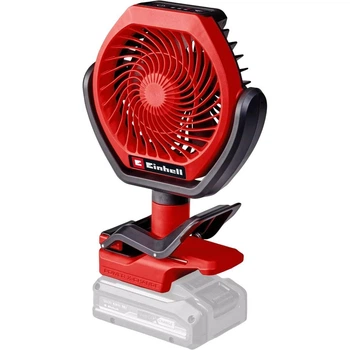 Вентилятор аккумуляторный Einhell 3408061 GC-CF 18/110 Li - Solo, PXC, 18В, бесщеточный, диам. 110 мм, 1500 м3/ч, 3 режима, 0.48 кг (без АКБ и ЗУ)