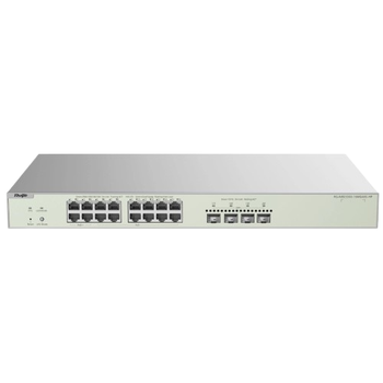 Комутатор 16-портовий керований Ruijie Reyee RG-NBS3300-16MG4XS-HP, 160 Гбіт/с, 4xSFP+, 16xRJ45 2.5 Гбіт/с PoE, White
