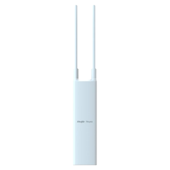 Беспроводная точка доступа Ruijie Reyee RG-RAP52-OD, Wi-Fi 5 AC1300, скорость до 1.267 Гбит/с, 2.4/5 GHz, 1× Ethernet 1 Гбит/с, белый корпус