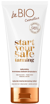 Balsam do ciała BeBio Start Your Safe Tanning brązujący 200 ml (5908233663007)