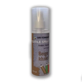 Спрей фарба для тканини «Beige khaki», 120 мл