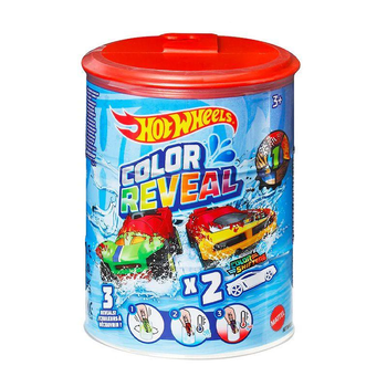 Набор из 2-х машинок Хот Вилс серии Цветное перевоплощение Hot Wheels Color Reveal Cars GYP13 Mattel