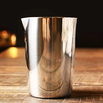 Смесительный стакан Bar House для коктейлей из нержавеющей стали Mixing glass 500 мл Серебристый