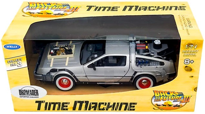 Автомобіль Welly DeLorean Назад в майбутнє III 1:24 130-22444 (4891761124441) (955555911437406) - Уцінка