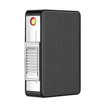 Портсигар Focus с зажигалкой usb на 20 сигарет